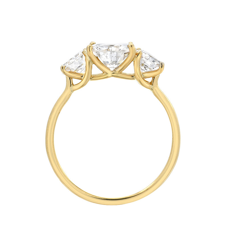 Three Stone Trellis Ring