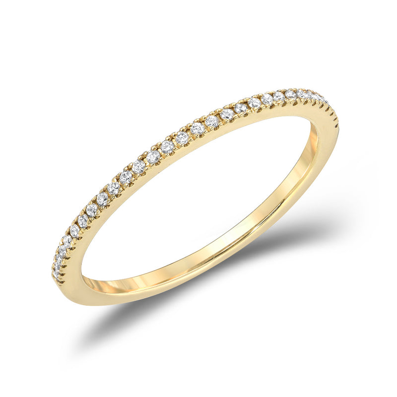 Half Diamond Eternity Band