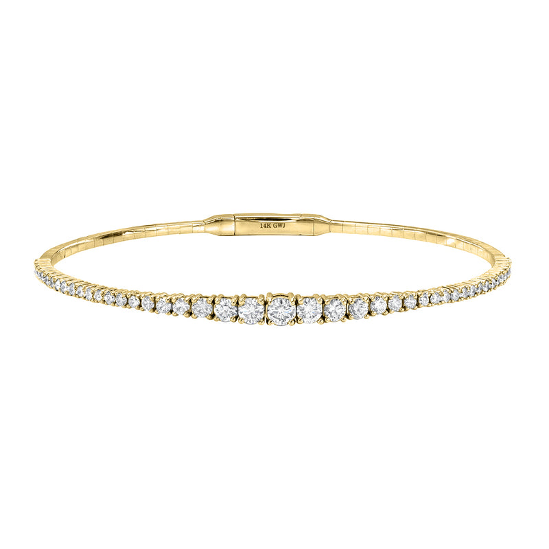 Graduating Diamond Bangle