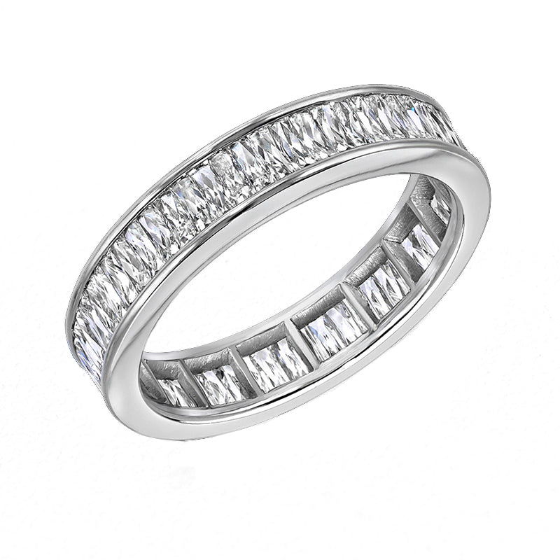 French Cut Baguette Eternity Band