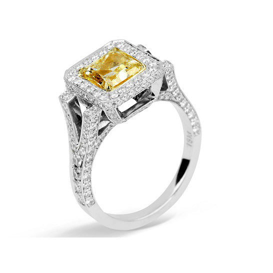 Juliette Radiant Square Cocktail Ring