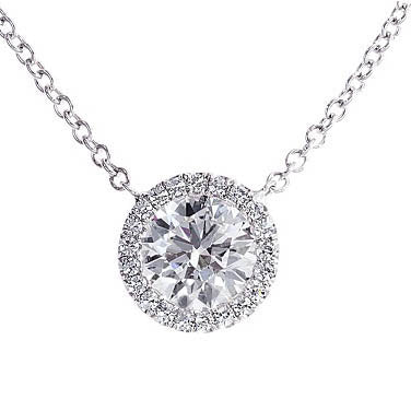 Dania Round Diamond Pendant
