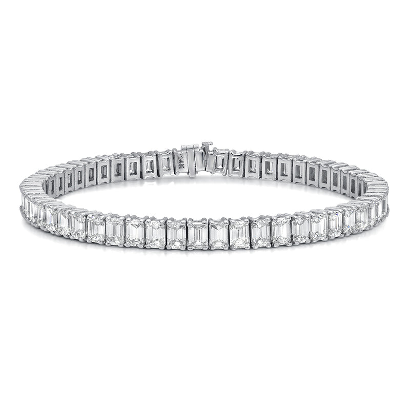 Emerald Cut Tennis Bracelet